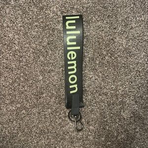 NEVER LOST lululemon keychain